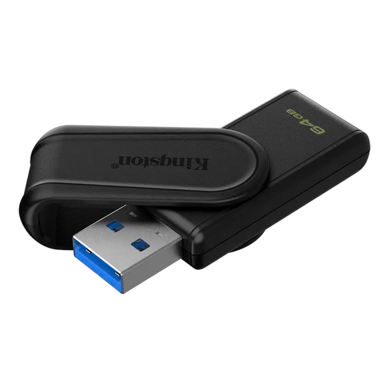 Memorie USB Kingston DataTraveler Exodia S, 64GB, Negru