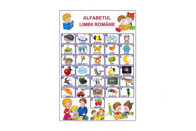 D1-25 Alfabetul limbii române (A3)