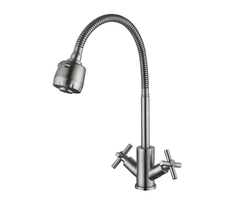 Baterie de bucătărie WEZER VAL4D-10 Ø35 (inox satinat)