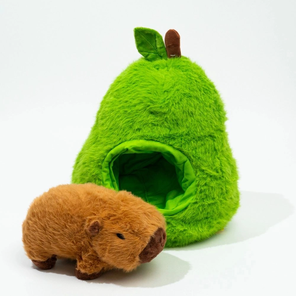 Jucărie moale Capibara în avocado 35 cm
