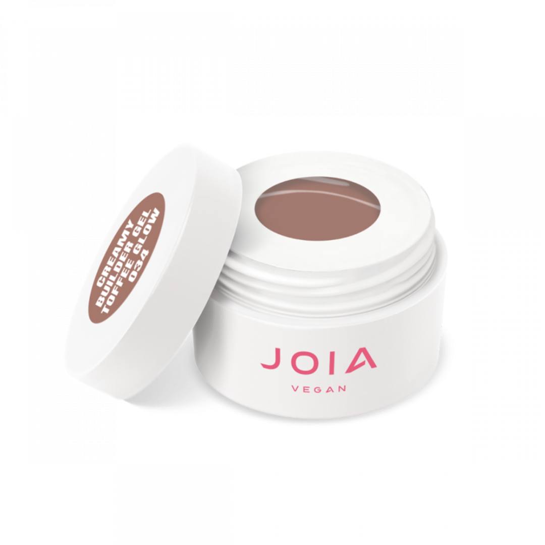 Creamy Builder Gel JOIA vegan, 034 Strălucire de caramelă, 15 ml