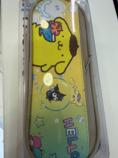 Penar Sanrio cu fermoar și 2 compartimente