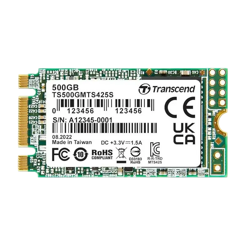Unitate SSD Transcend 425S, 500GB, TS500GMTS425S