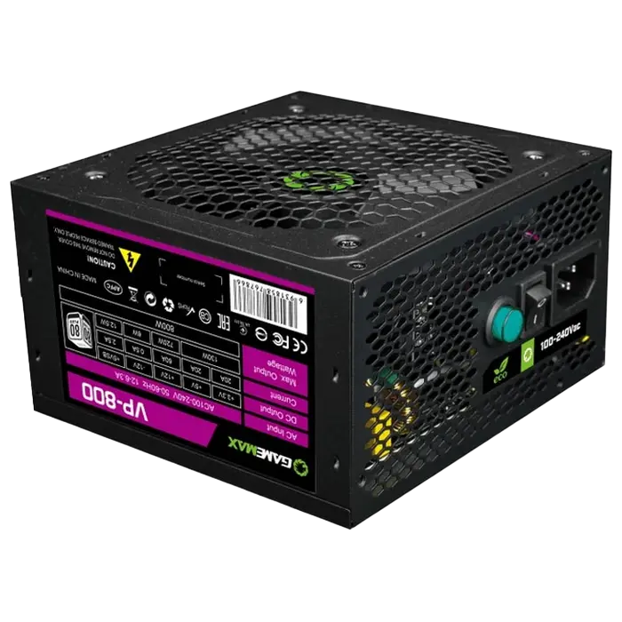 Sursă Alimentare PC Gamemax VP-800, 800W, ATX, Nemodular