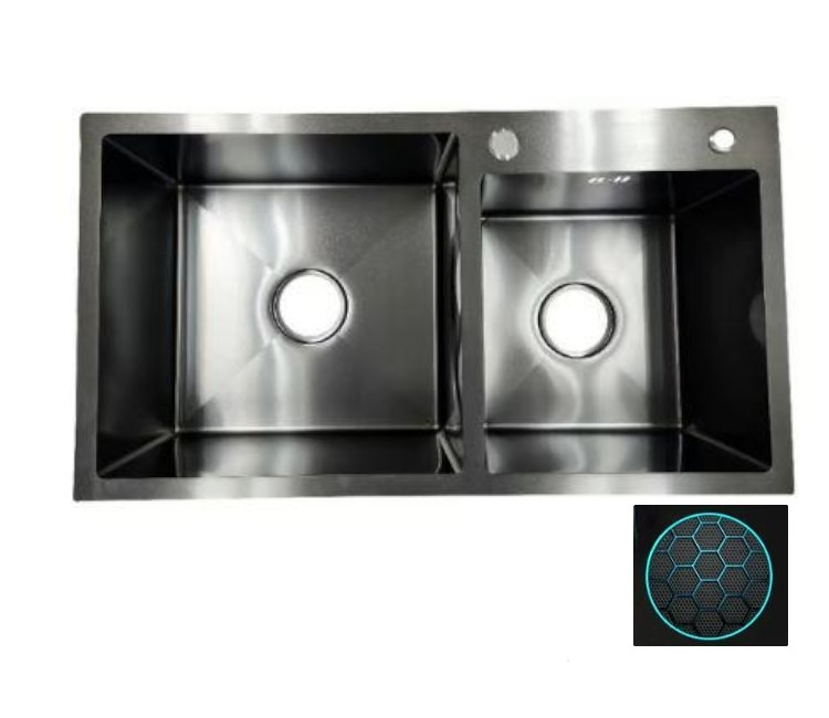 Chiuveta Inox Nano PVD 7541 (negru)