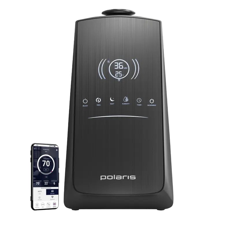 Umidificator de aer Polaris PUH9105, Negru