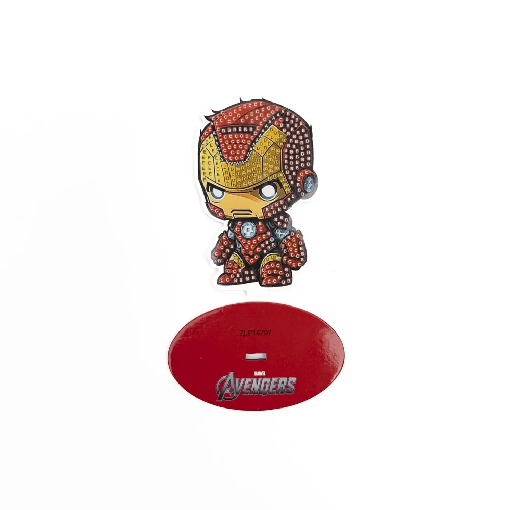 Figurină de masă mozaic diamant Iron Man 11,5 pe 8,4 cm