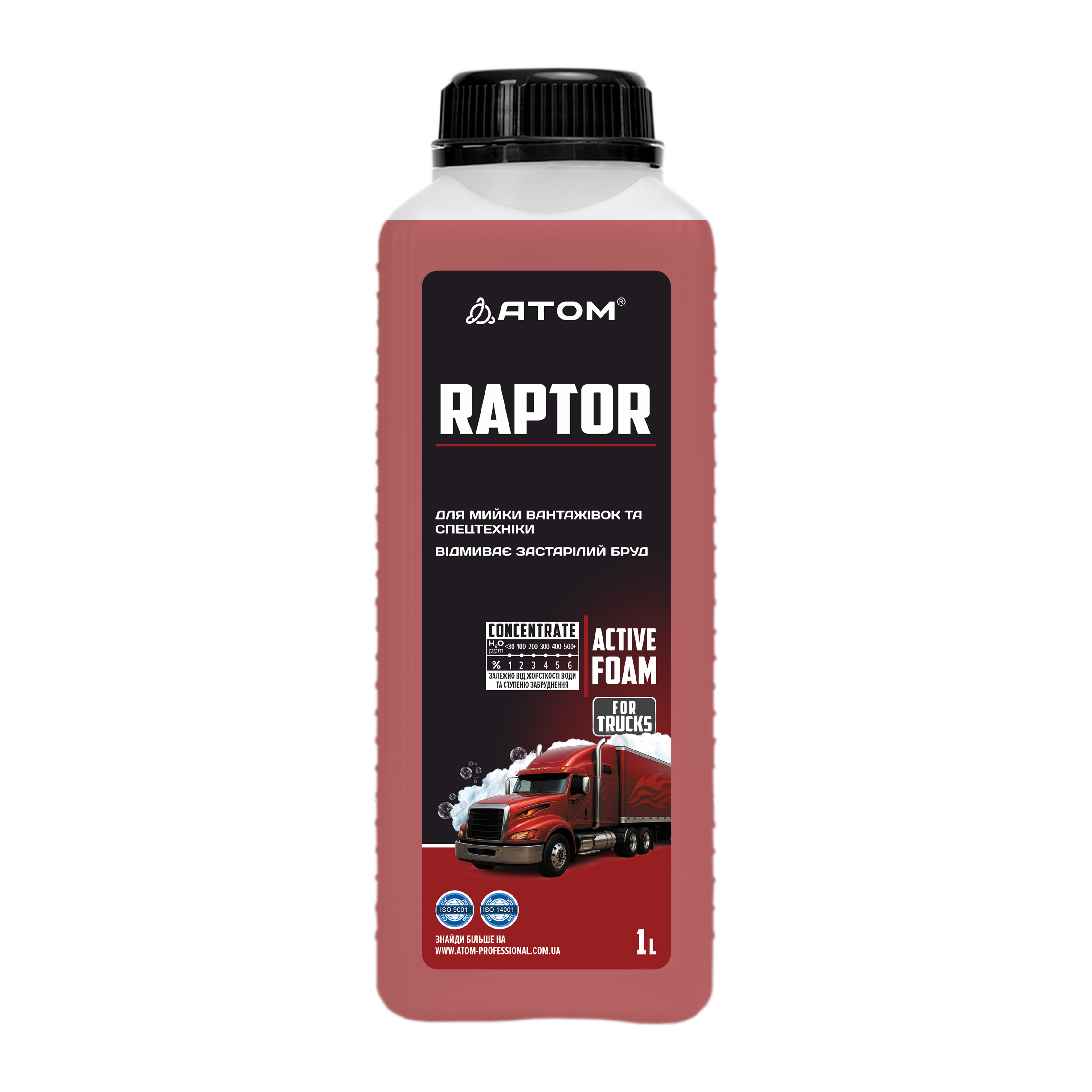 RAPTOR Spuma activa p-u spalarea masinilor 1 lit.