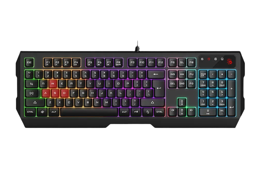 Tastatură Bloody B135N, Cu fir, Negru