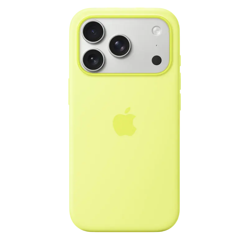 Husă Apple iPhone 17 Pro Silicone Case with MagSafe, Neon Yellow