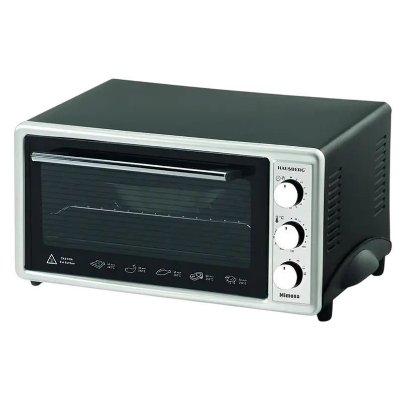 Cuptor Electric Hausberg HB8000P, Argintiu