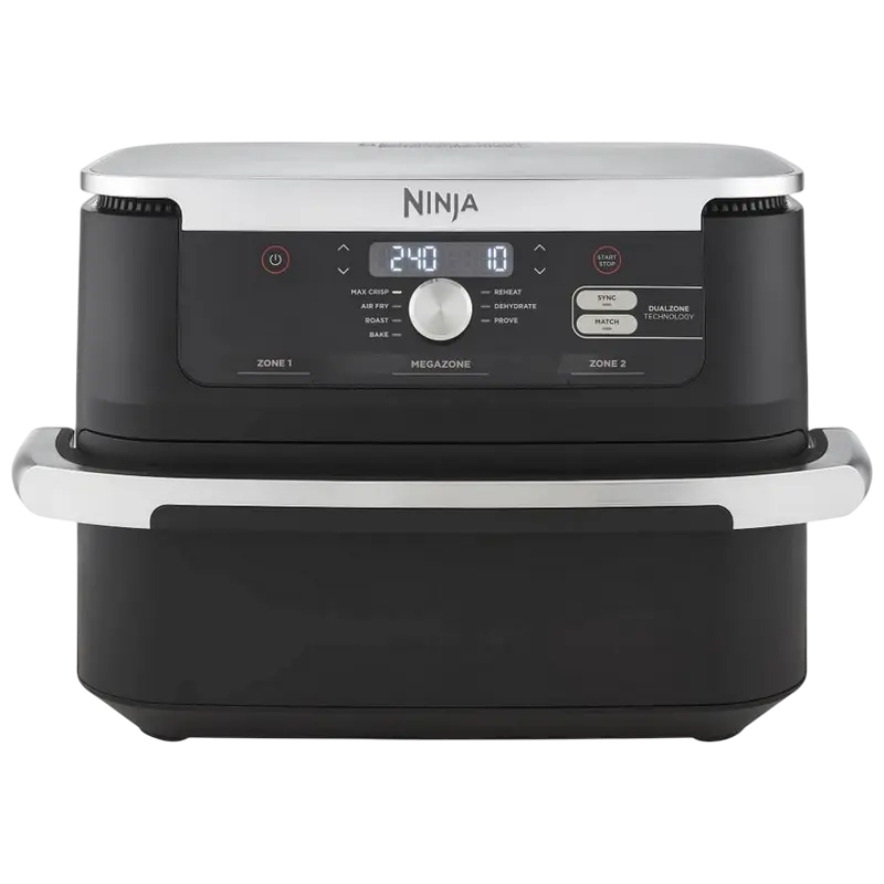 Friteuză cu aer cald Ninja AF500EU, Negru | Argintiu
