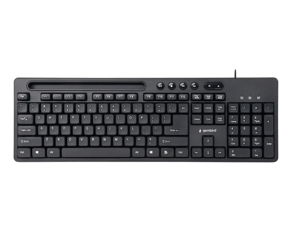 Tastatură Gembird KB-UM-108, Cu fir, Negru