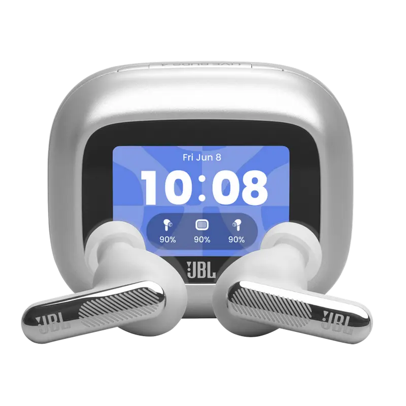 True Wireless JBL LIVE Beam 4, Silver