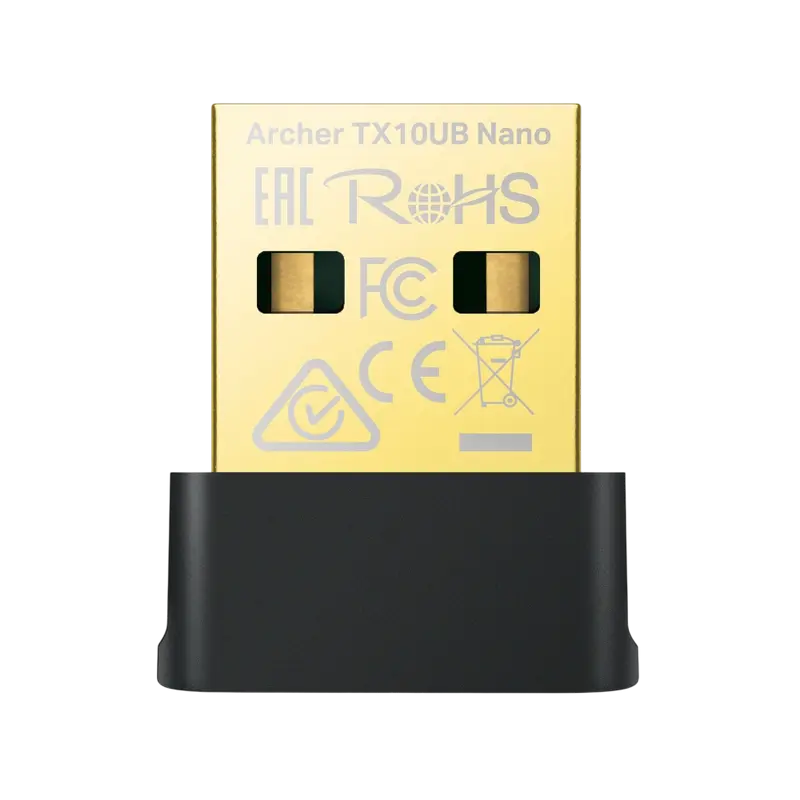 USB2.0 Nano Wi-Fi 6 Dual Band LAN + Bluetooth 5.3 Adapter TP-LINK "Archer TX10UB Nano", AX900