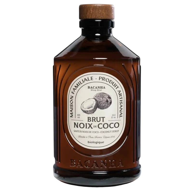 Sirop Bacanha Brut Noix de Coco, 400 ml