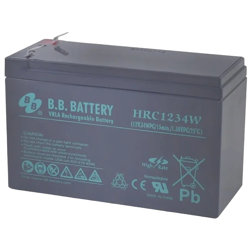 Acumulator UPS B.B. HRC1234W, 12V, 9Ah