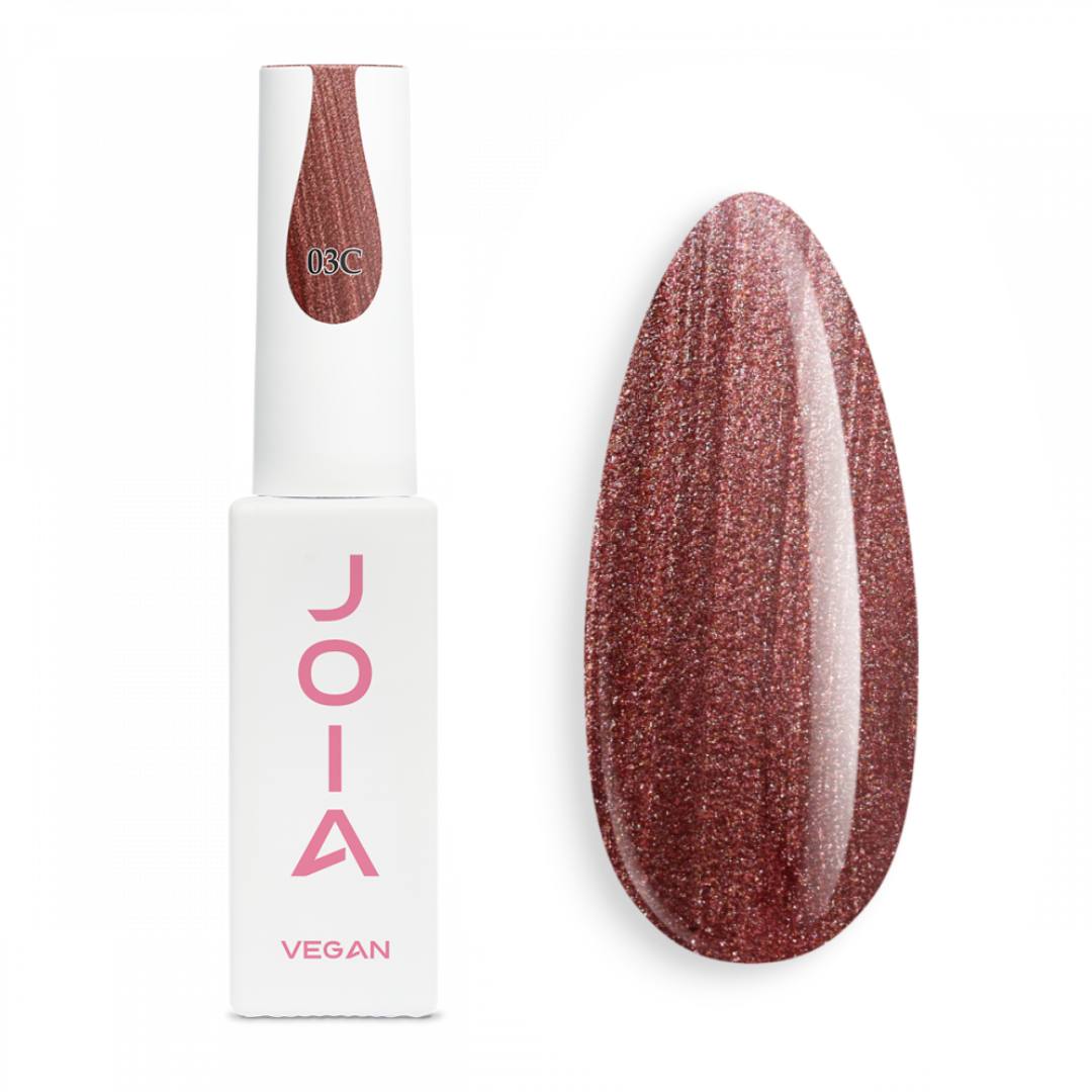Ojă semipermanentă JOIA vegan Cat Eye 03C Flacără de chihlimbar, 6 ml