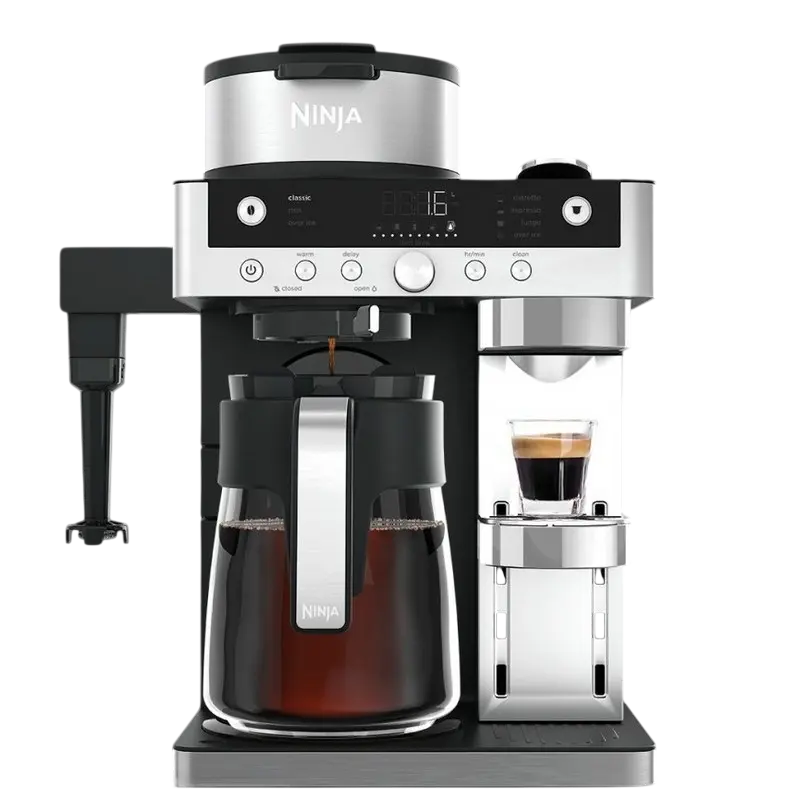 Cafetiera cu picurare Ninja CFN803EU, 1500W, Argintiu