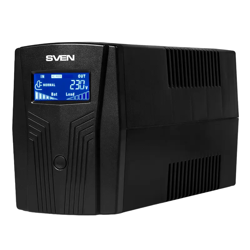 Sursă de alimentare neîntreruptibilă SVEN Pro  50 LCD, Linear-interactiv, 650VA, Turn