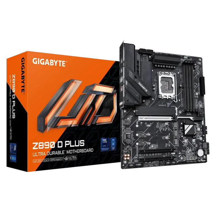 Placă de bază Gigabyte Z890 D PLUS, LGA1851, Intel Z890, ATX