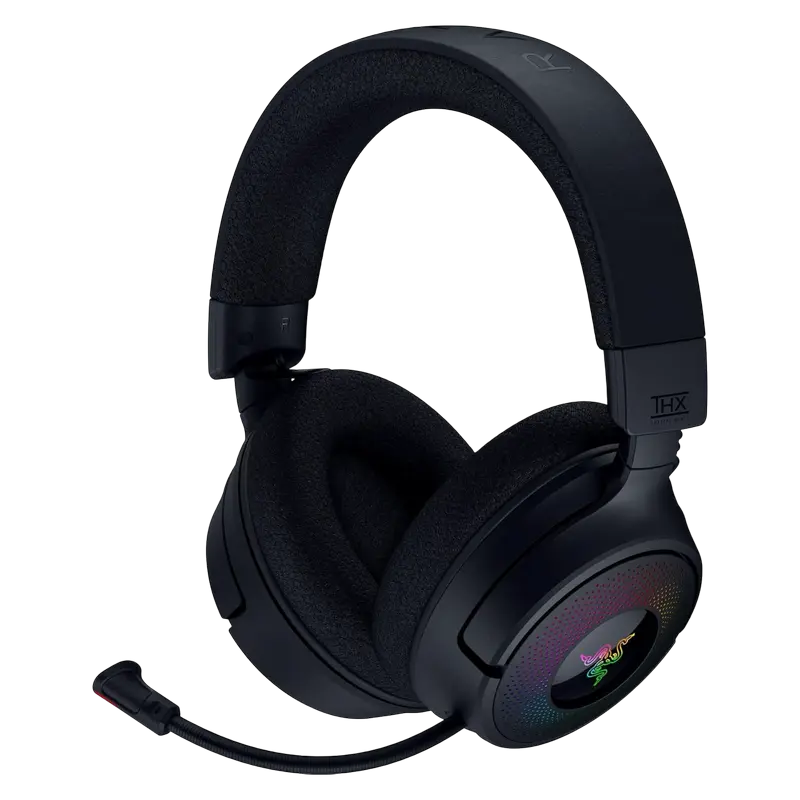 Căști gaming Razer Kraken V4, Cu fir, Negru