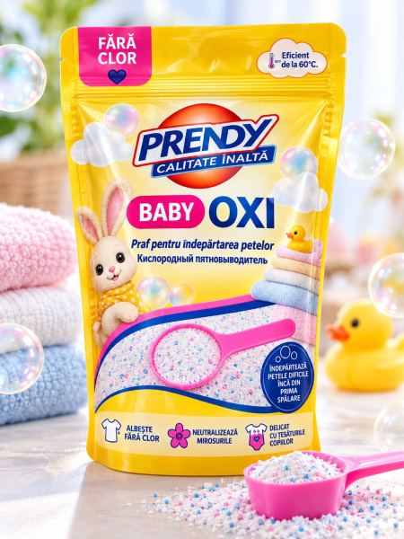 Prendy Baby OXI Praf pentru  îndepărtarea petelor  400 g