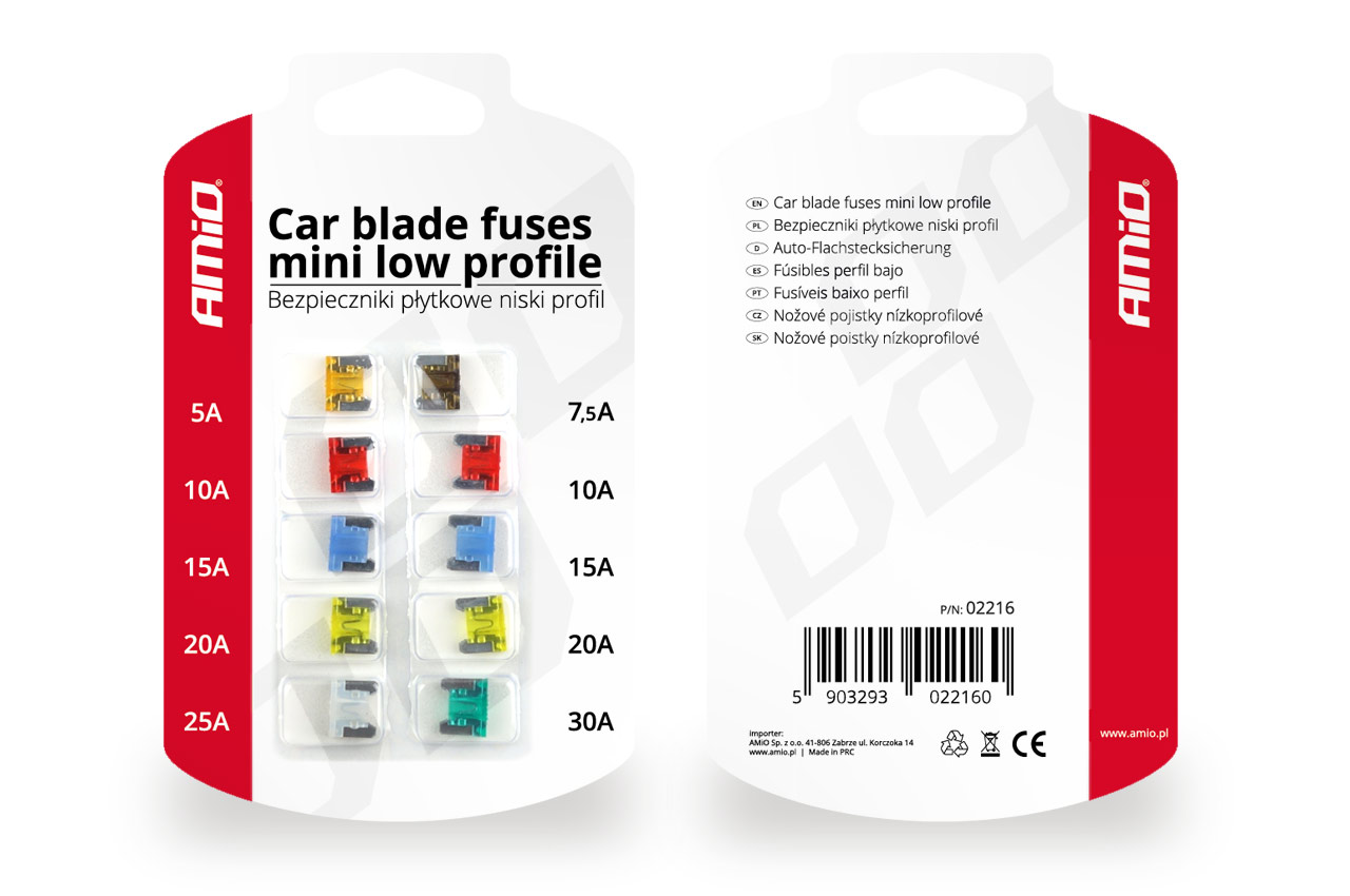 02216 Siguranta cu profil redus (10 buc)
