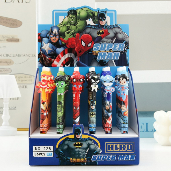 Pixuri cu radiera Super Men