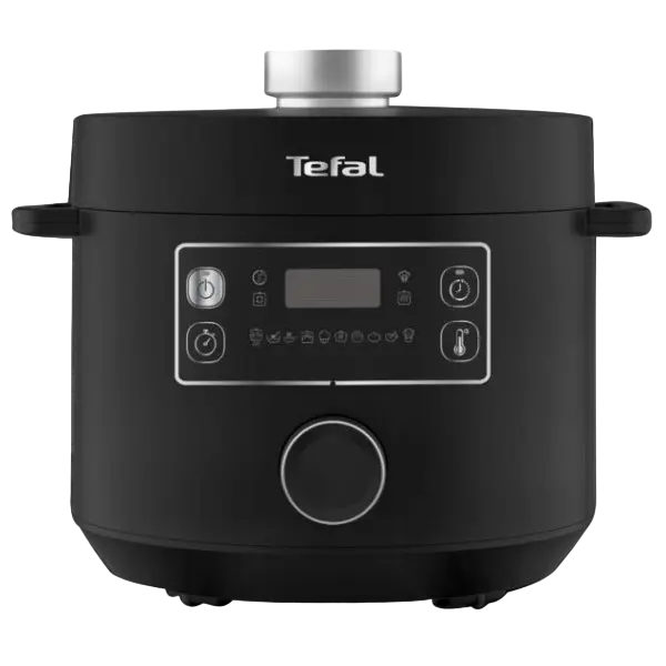 Aparat de gătit multifuncțional sub presiune Tefal CY754830, Negru
