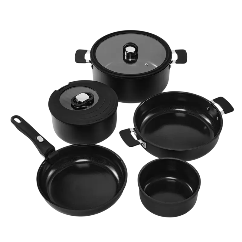 Set de vase RESTO 95800, Negru