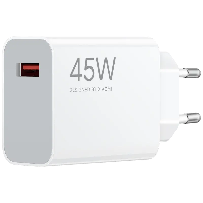 Încărcător Xiaomi Turbo Charging, 45W, Alb