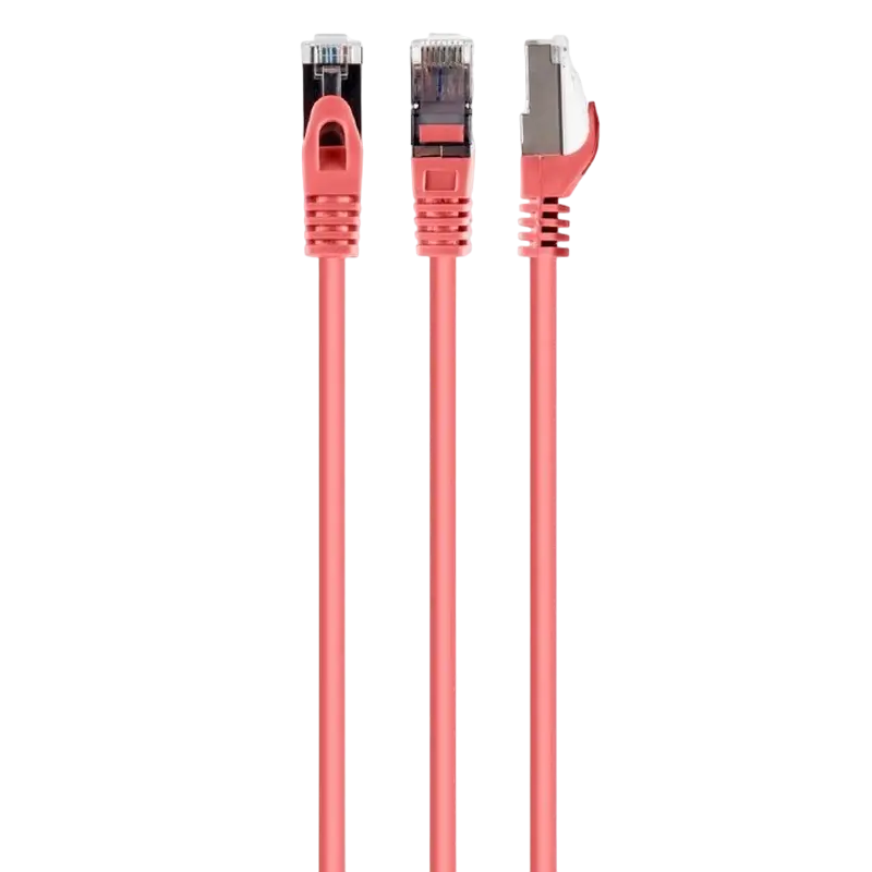 Patch cord Cablexpert PP6-5M/RO, Cat6 FTP , 5m, Roz