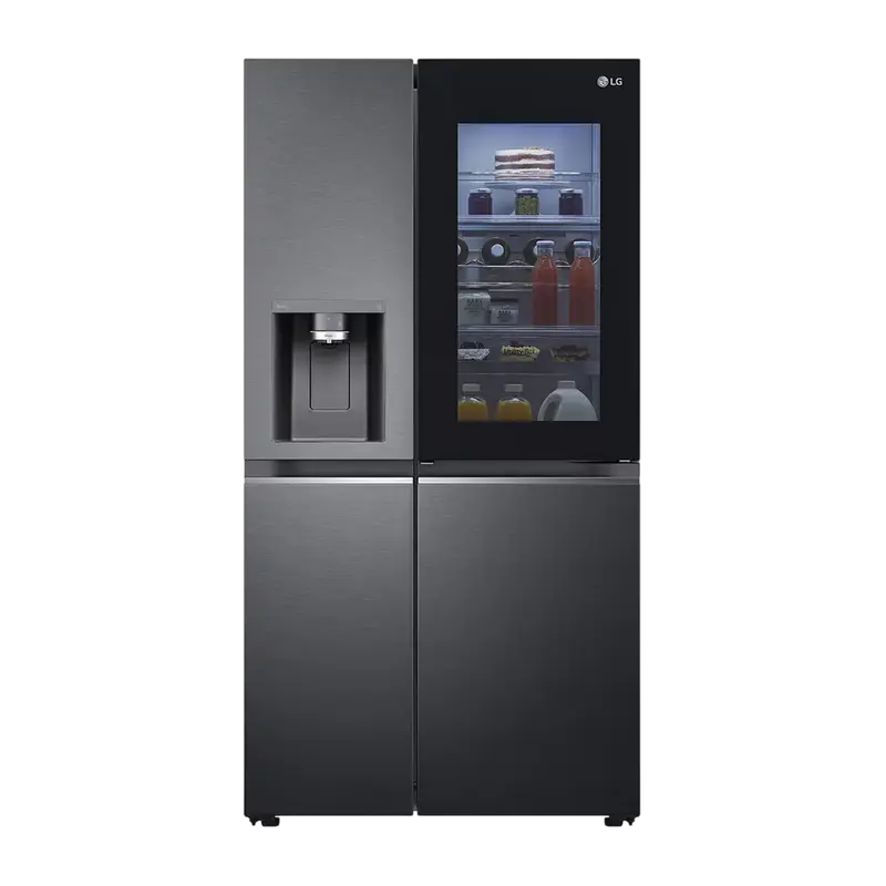 Frigider LG GSXV90MCDE, InstaView Door-in-Door™, Negru