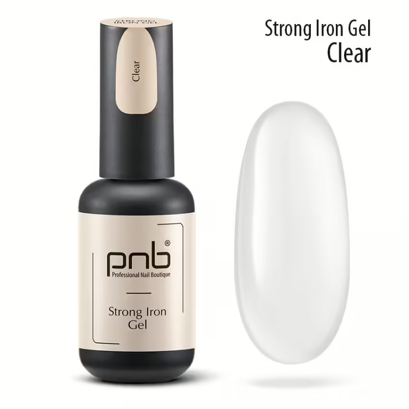 Strong Iron gel Clear PNB 8ml UV/LED