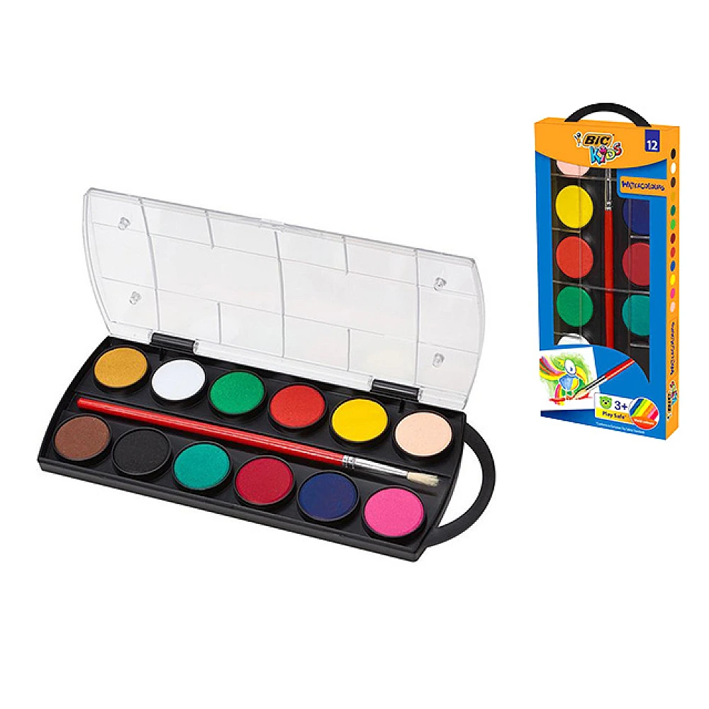 Set acuarela BIC 12 culori