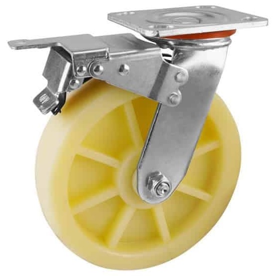 Roata pentru carucior rotativa cu frana 125mm 240kg Tolsen