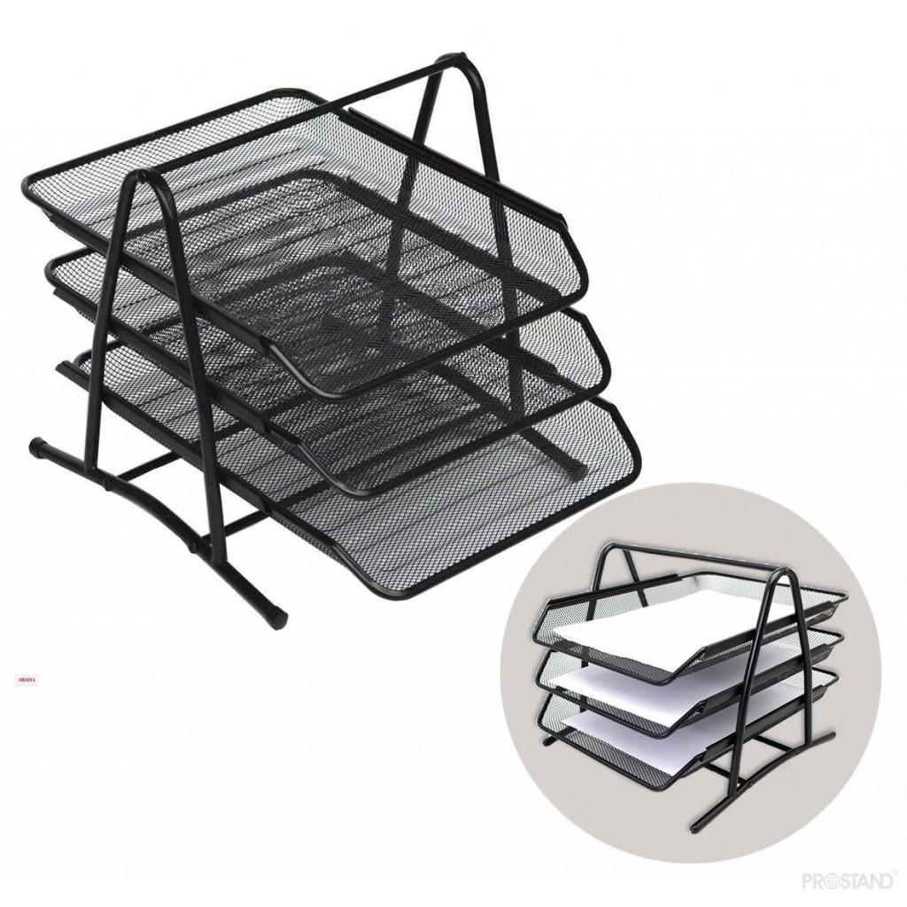 Tava p/u hirtie orizontala 3 dispart  metal DG2001/2003
