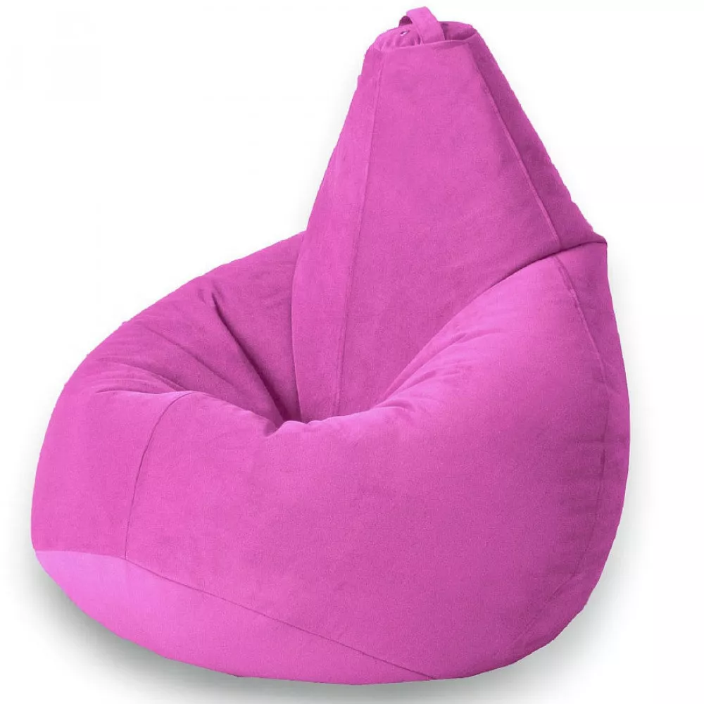 Fotoliu para din velur marimea XXL, culoarea roz