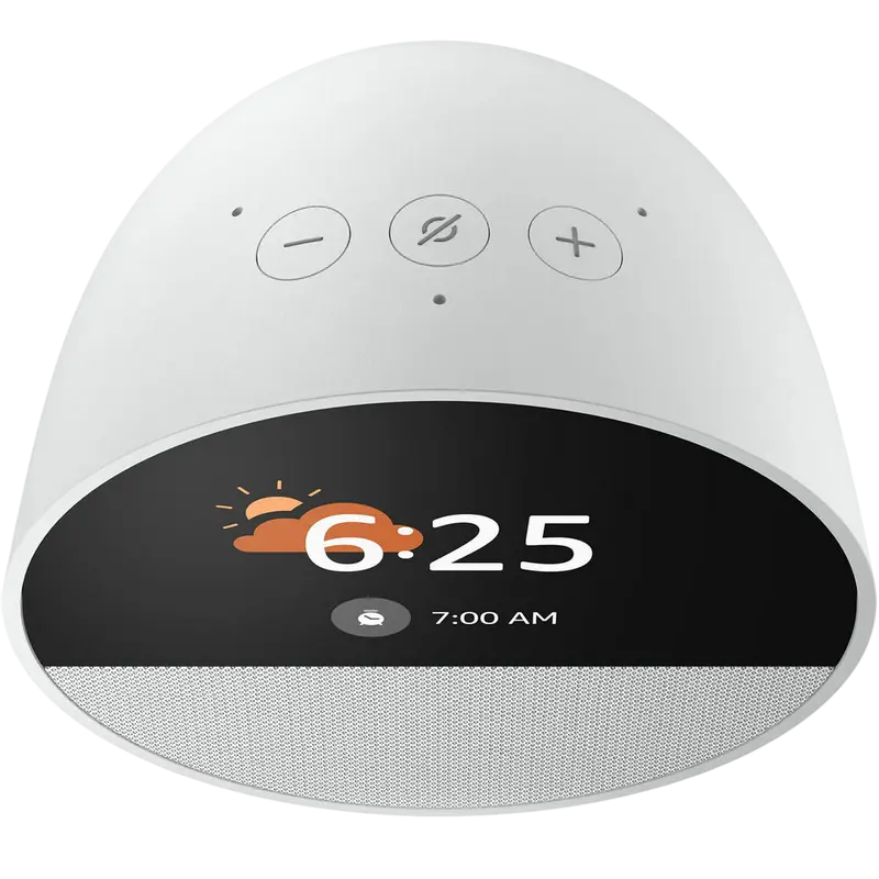 Difuzor Inteligent Amazon Echo Spot, Glacier White