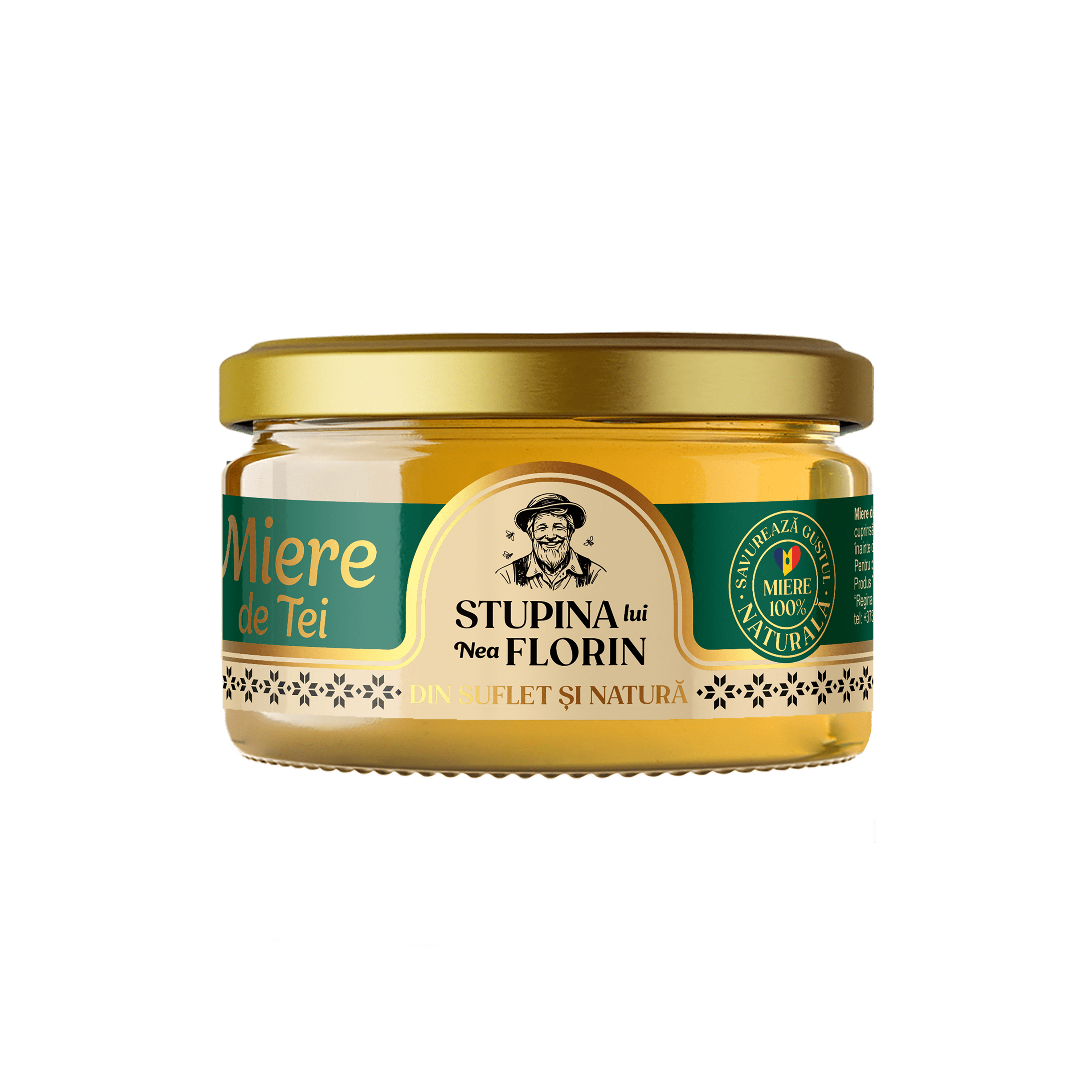 Miere de tei 250g Stupina lui Nea Florin