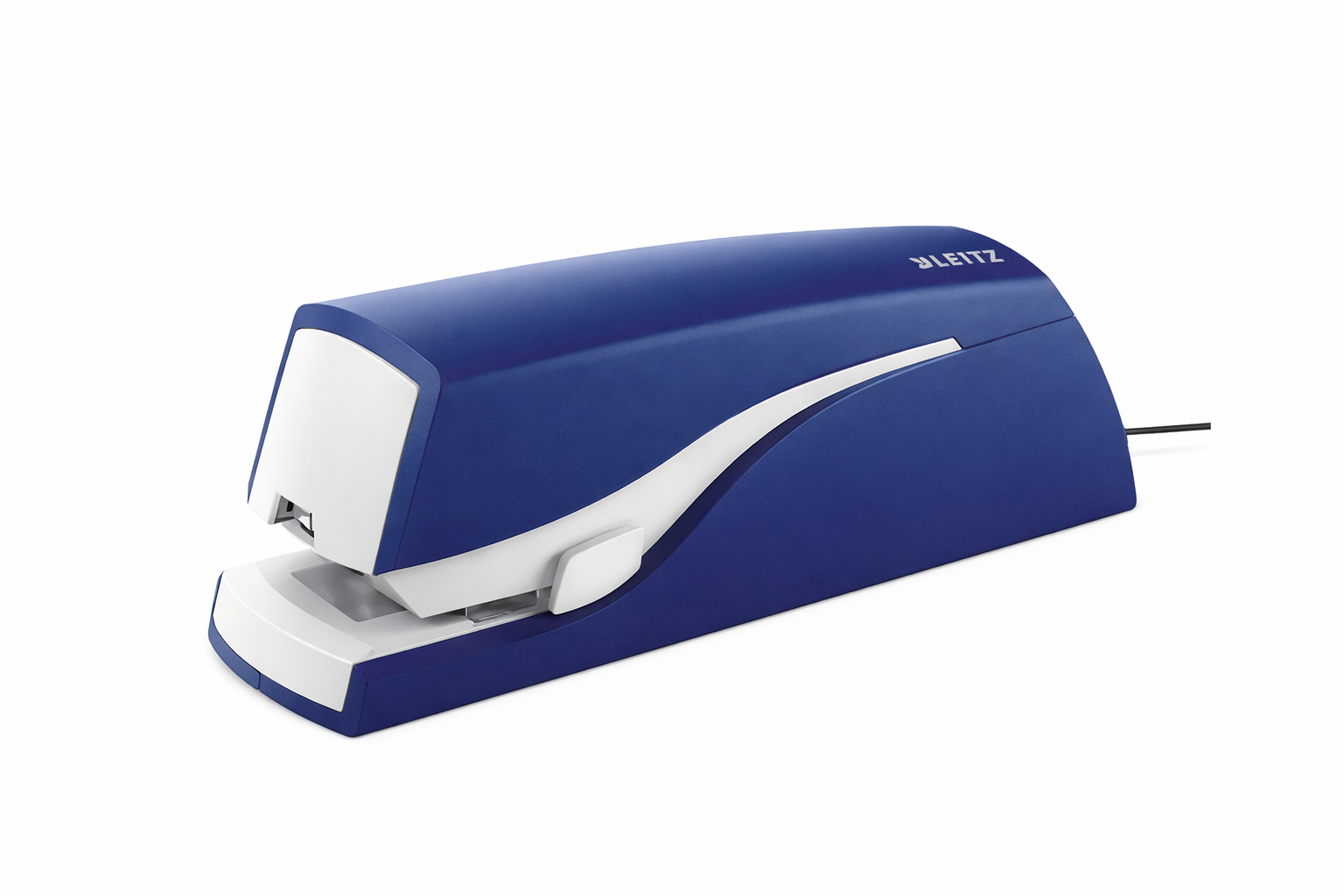 Capsator electric Leitz, 20 coli, automat, profesional, albastru perla, pentru birou, alimentare la priza, capsare rapida si precisa