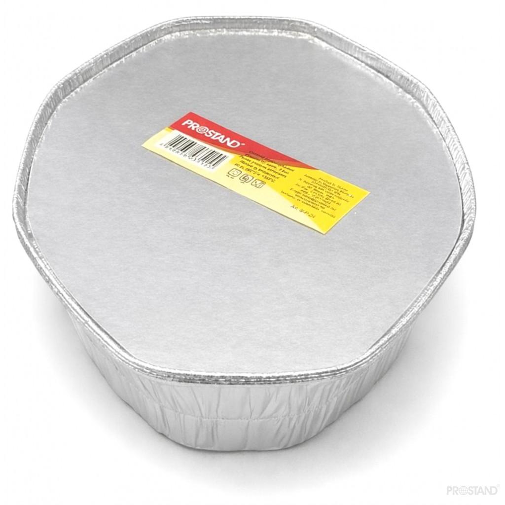 Caserola aluminiu cu capac set 3buc S-230 G230*230*35