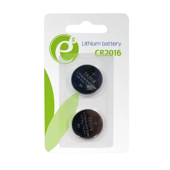 Baterii rotunde Energenie EG-BA-CR2016-01, CR2016, 80mAh, 2buc.