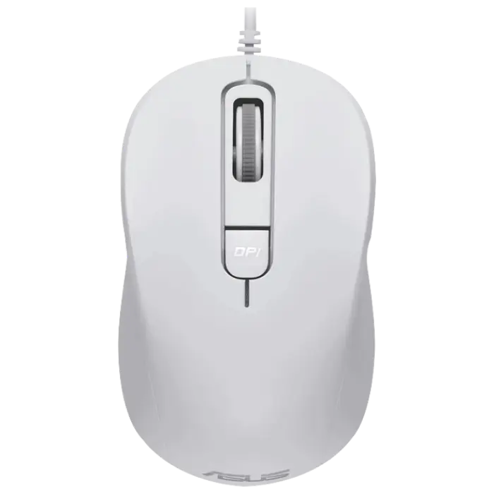 Mouse ASUS MU101C Silent, Alb