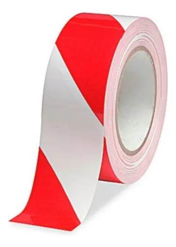 Bandă de semnalizare PE (alb/roșu) 305mx75mm JDEE1H30 Jadever