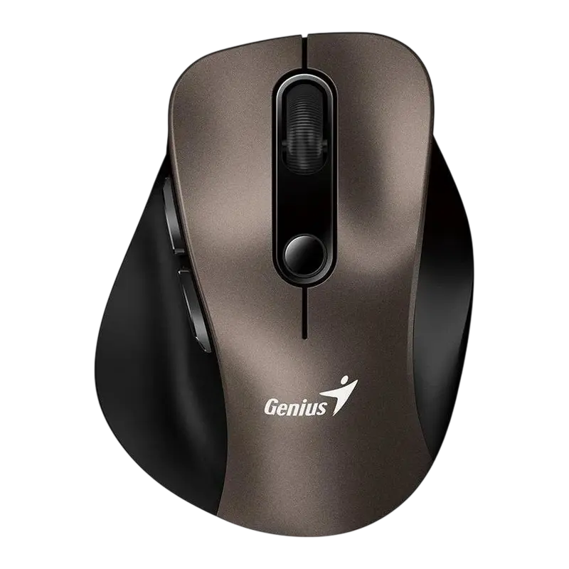 Mouse Wireless Genius Ergo 9000S, Champagne Titanium