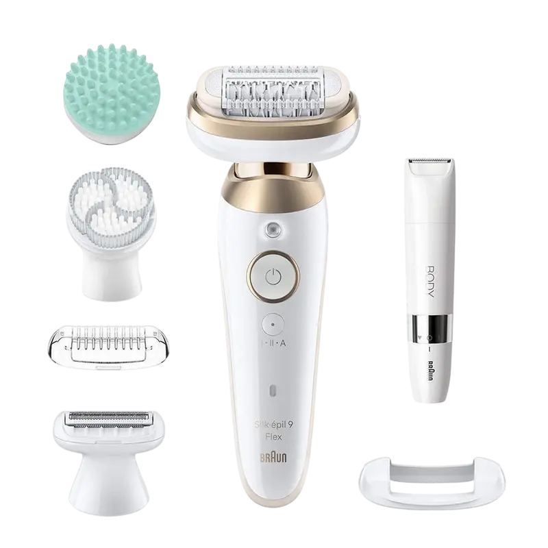 Epilator Braun SES9481 3D, Alb | Auriu