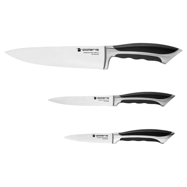 Set de Cuțite Polaris Millennium-3SS, Negru