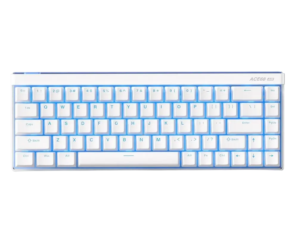 Tastatură MCHOSE Ace 68 Air, Cu fir, Snow White